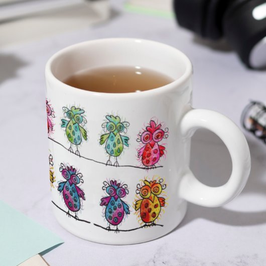 Mok (kleurrijke grillige vogels 01)