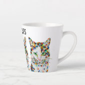 Mok kleurrijke kattenlatte (Rechts)