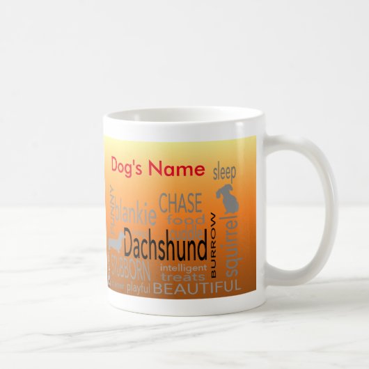 Mok koffie - Dachshund (Rechts)