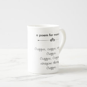 Mok koffie-gedicht