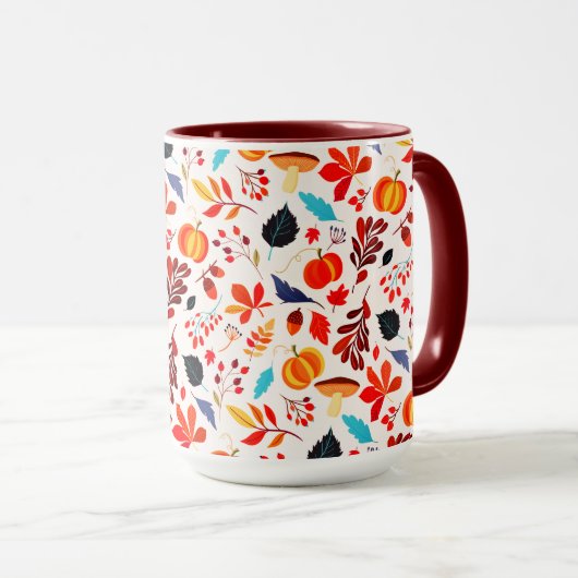 Mok koffie in het najaar (Voorkant rechts)