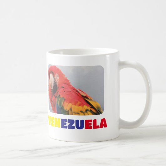 Mok Koffie mok Ik hou van Venezuela, aanpasbaar (Rechts)