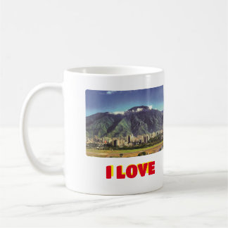Mok Koffie mok Ik hou van Venezuela, aanpasbaar