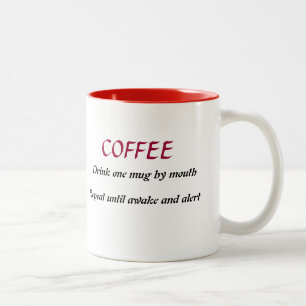 Mok koffie voorschrijven