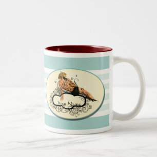 Mok, Koffiebeker - PinUp Tweekleurige Koffiemok