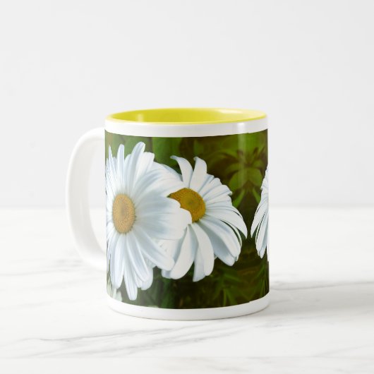 Mok Koffiebeker White Daisies Cup (Voorkant links)