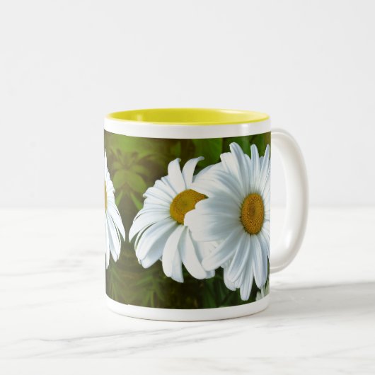 Mok Koffiebeker White Daisies Cup (Voorkant rechts)