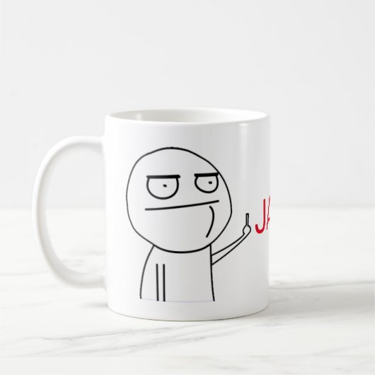 Mok Koffiekoffie van de Midden-Vinger-Java-program (Links)