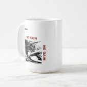 Mok kringloopkoffie - geen keten - geen pijn - gee (Voorkant links)