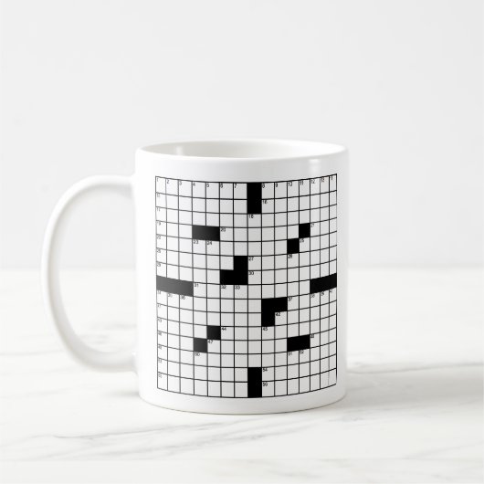 Mok kruiswoordpuzzelraster (Links)