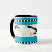 mok " kussen en koffie " (Voorkant links)