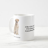 Mok labrador Retriever - met twee afbeeldingen en  (Voorkant links)