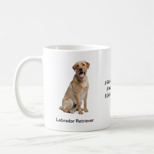 Mok labrador Retriever - met twee afbeeldingen en  (Links)