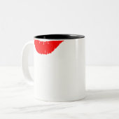 Mok-Lips Tweekleurige Koffiemok (Voorkant links)