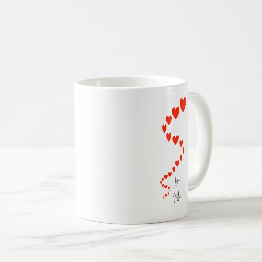 mok "Love Vortex": design aan beide zijden (Voorkant rechts)