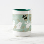 Mok Lucky Bunnies (groen) (Center)