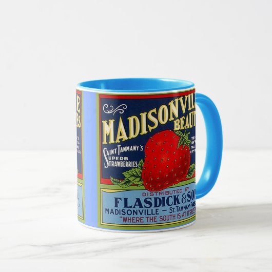 MOK ~ MADISONVILLE STRAWBERRY CRATE ETIKET! (Voorkant rechts)