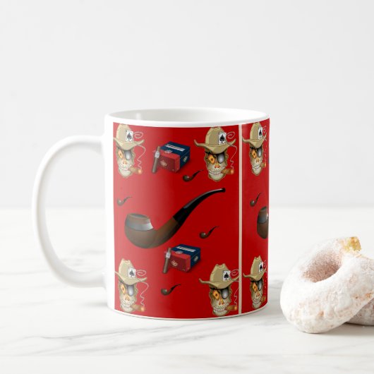 mok man grot (Met donut)