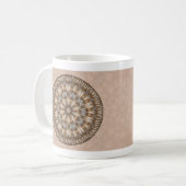 Mok mandwiek aangepaste mandala (Voorkant links)