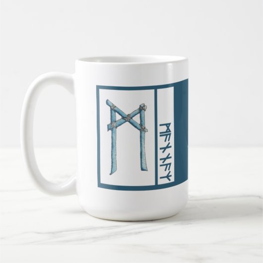 Mok: Mannaz Koffiemok (Links)