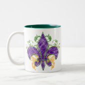 Mok Mardi Gras Fleur-de-Lis Grunge (Links)