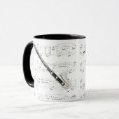 Mok - Massaal Clarinet met tapemuziek (Voorkant links)
