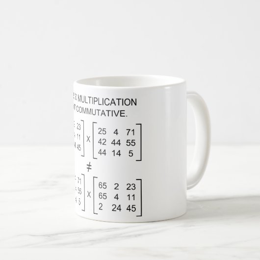 Mok Matrix-vermenigvuldiging (Voorkant rechts)