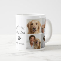 Mok met aangepaste fotocollage voor de beste honde