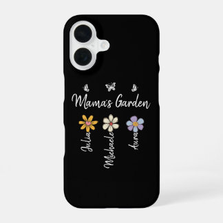Mok met Aangepaste Geboortebloem en Namen, Cadeau  iPhone 16 Hoesje