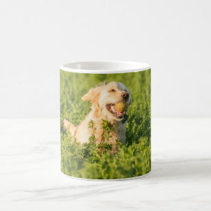 Mok met Afbeelding van Golden Retriever in het vel