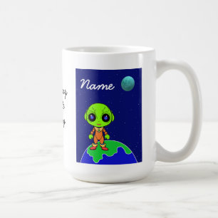 Mok met alien "Je bent mijn favoriet..." van Jo Af