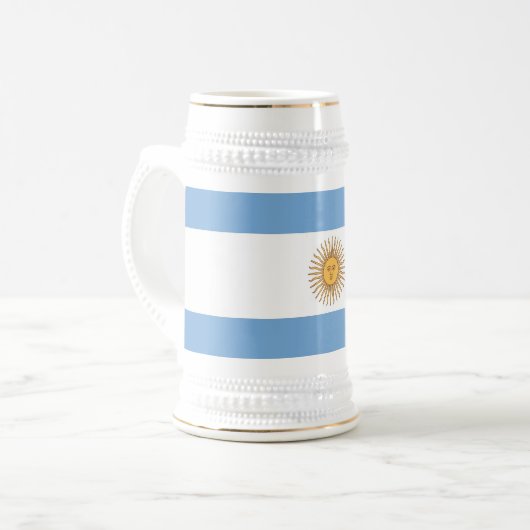 Mok met Argentijnse vlag (Voorkant links)