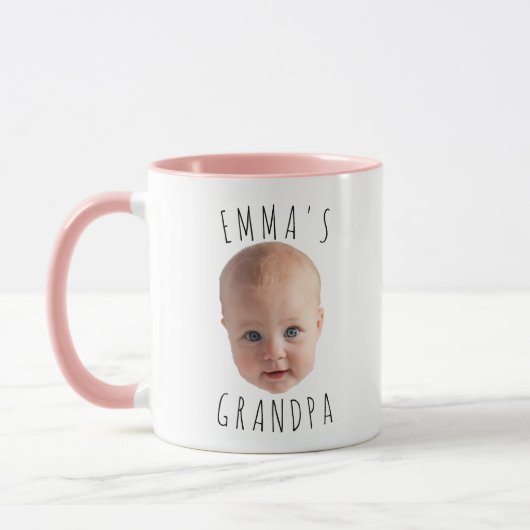 Mok met Baby Face Custom Face Baby Mom Dad (Links)