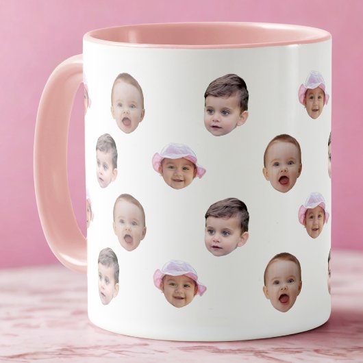 Mok met Baby Photo Gift | Aangepaste Baby Face-Mok
