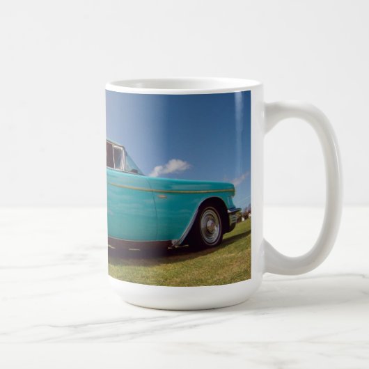 Mok met blauwe auto (Rechts)