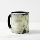 Mok met Cactus Flowers in Cream & Black (Voorkant links)