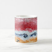Mok met Crashing Waves in rood en blauw (Center)