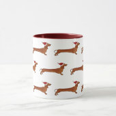 Mok met dachshundpatroon (Midden)