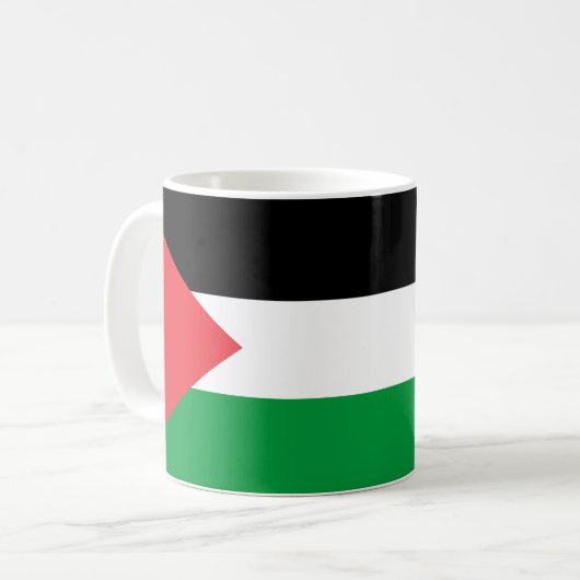 Mok met de Palestijnse vlag (Voorkant links)