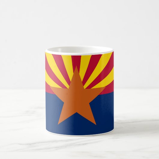 Mok met de vlag van Arizona State - Verenigde Stat (Center)