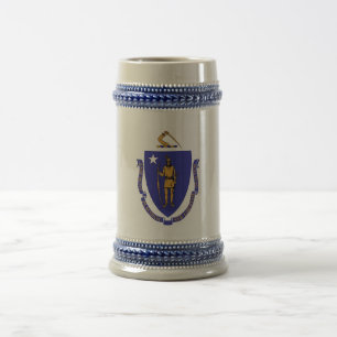 Mok met de vlag van de staat Massachusetts - VS