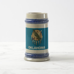 Mok met de vlag van de staat Oklahoma - VS