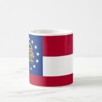 Mok met de vlag van Georgië - VS