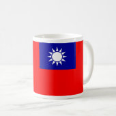 Mok met de vlag van Taiwan (Voorkant rechts)