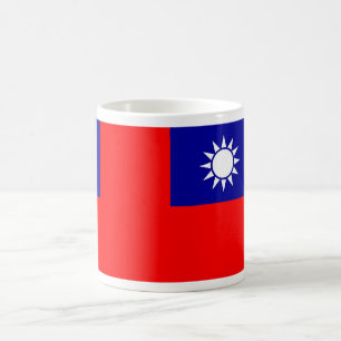 Mok met de vlag van Taiwan