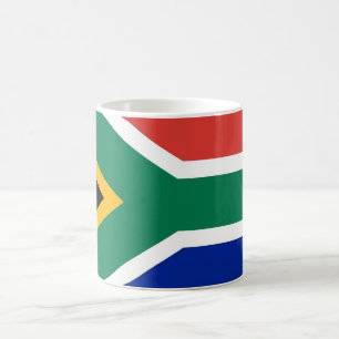 Mok met de vlag van Zuid-Afrika