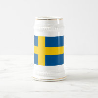 Mok met de vlag van Zweden