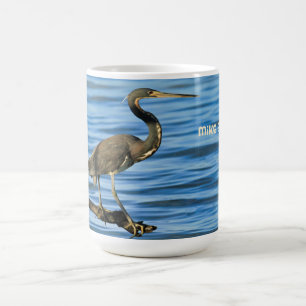 Mok met Driekleurige Reiger op Tak