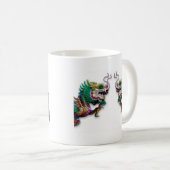 Mok met dubbele dragons (Voorkant rechts)