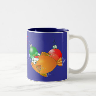 Mok met een cadeautje voor viskerst!